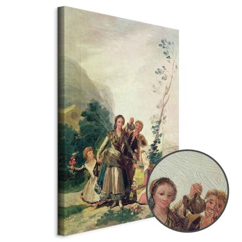 Obraz - Francisco Goya - Wiosna czyli sprzedawca kwiatów 20x30 Premium Print