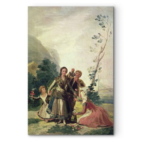 Obraz - Francisco Goya - Wiosna czyli sprzedawca kwiatów 20x30 Premium Print