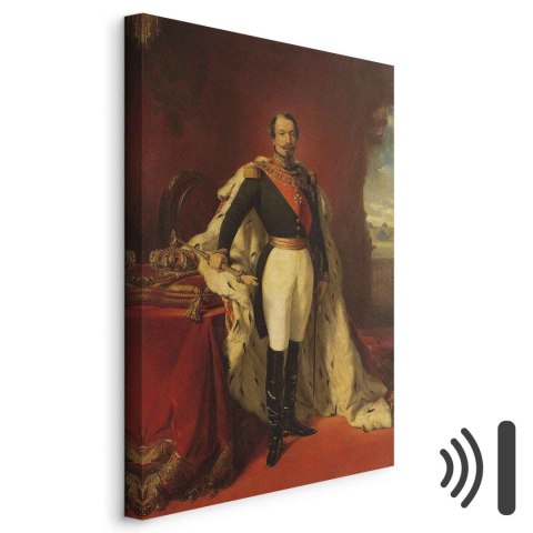 Obraz - Franz Xaver Winterhalter - Portret Napoleona III 20x30 Akustyczny