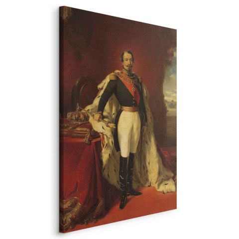 Obraz - Franz Xaver Winterhalter - Portret Napoleona III 60x90 Standard