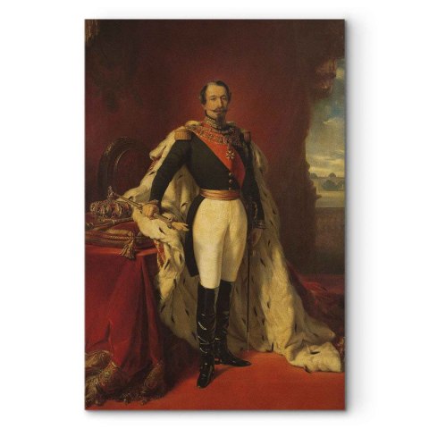 Obraz - Franz Xaver Winterhalter - Portret Napoleona III 60x90 Standard