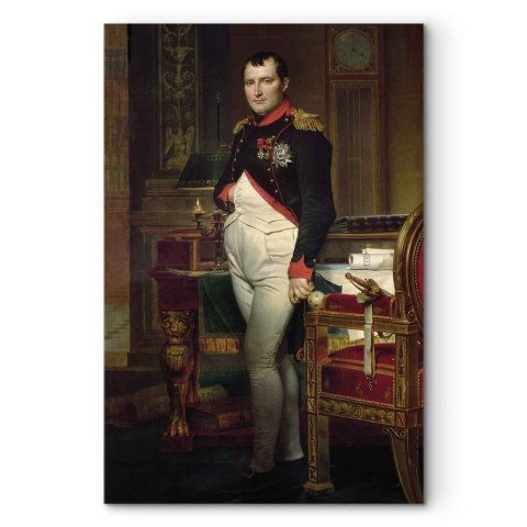 Obraz - Jacques-Louis David - Napoleon Bonaparte 60x90 Standard