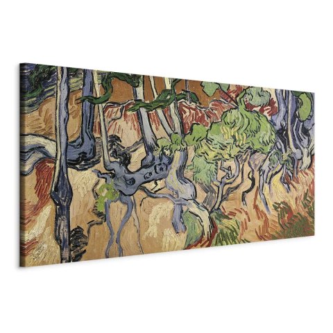 Obraz XXL - Vincent van Gogh - Korzenie drzew 180x90