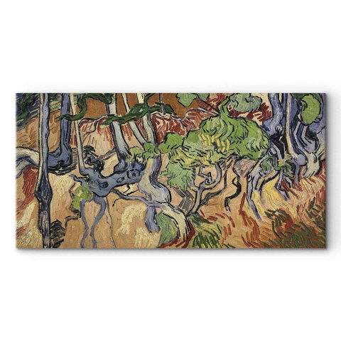 Obraz - Vincent Van Gogh - Korzenie drzew 60x30 Standard