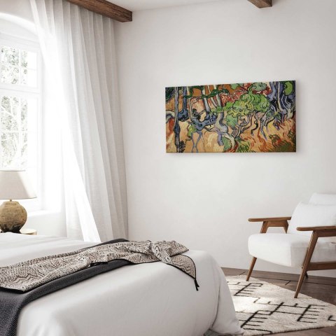 Obraz - Vincent Van Gogh - Korzenie drzew 60x30 Standard