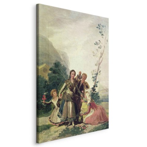 Obraz - Francisco Goya - Wiosna czyli sprzedawca kwiatów 20x30 Standard