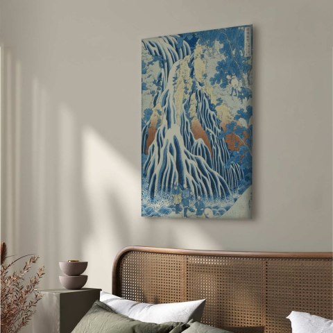 Obraz - Hokusai Katsushika - Wodospad Kirifuri na górze Kurokami w prowincji Shimotsuke 20x30 Akustyczny