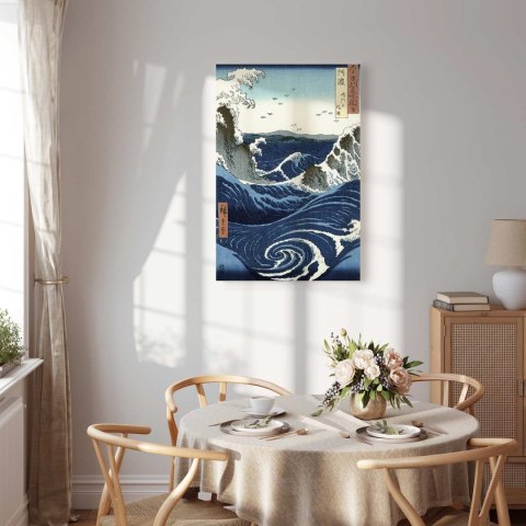 Obraz - Utagawa Hiroshige - Widok na wiry Naruto w Awa 20x30 Akustyczny