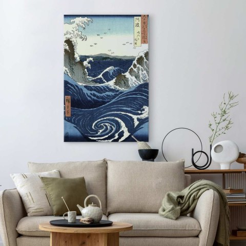 Obraz - Utagawa Hiroshige - Widok na wiry Naruto w Awa 40x60 Standard