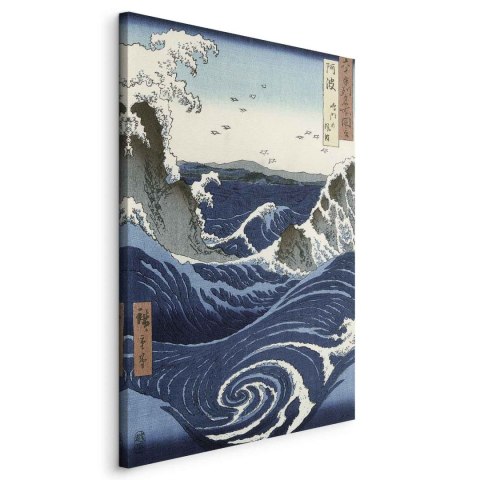 Obraz - Utagawa Hiroshige - Widok na wiry Naruto w Awa 60x90 Standard