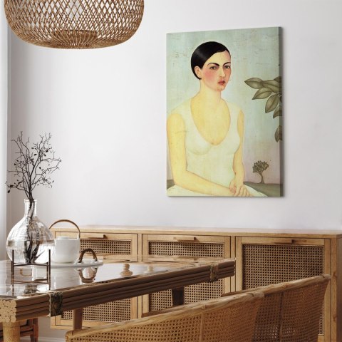 Obraz - Frida Kahlo - Biała dama 60x90 Standard