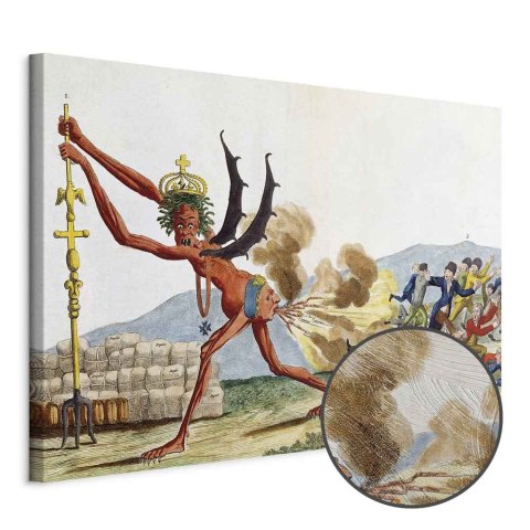 Obraz - Jacques-Louis David - Karykatura rządu angielskiego 30x20 Premium Print