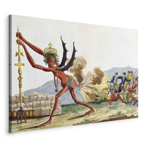 Obraz - Jacques-Louis David - Karykatura rządu angielskiego 60x40 Standard
