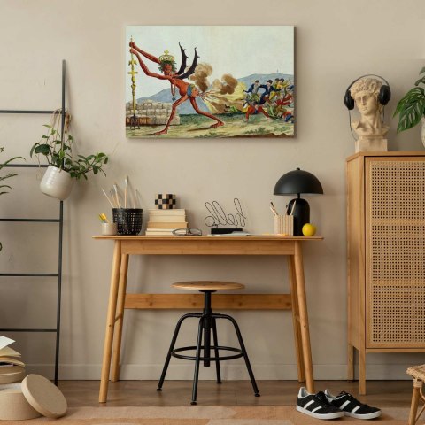 Obraz - Jacques-Louis David - Karykatura rządu angielskiego 60x40 Standard