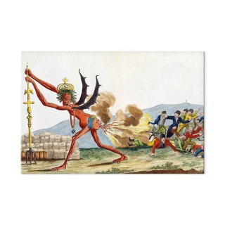Obraz XXL - Jacques-Louis David - Karykatura rządu brytyjskiego 170x113