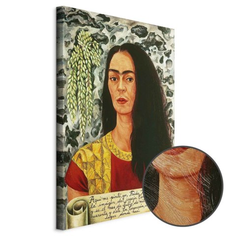 Obraz - Frida Kahlo - Autoportret z rozpuszczonymi włosami 20x30 Premium Print