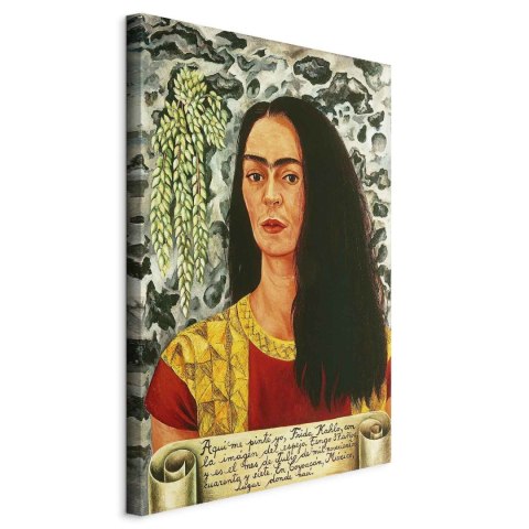 Obraz - Frida Kahlo - Autoportret z rozpuszczonymi włosami 40x60 Standard