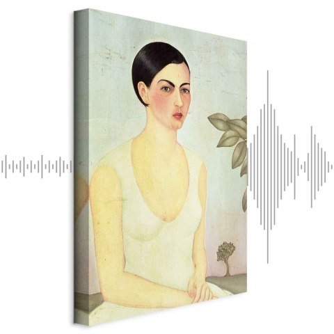 Obraz - Frida Kahlo - Biała dama 20x30 Akustyczny