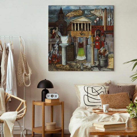 Obraz - Frida Kahlo - Moja sukienka wisi tutaj 40x40 Premium Print