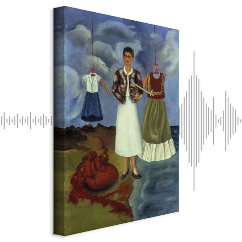 Obraz - Frida Kahlo - Pamięć (Rana otwarta) 20x30 Akustyczny