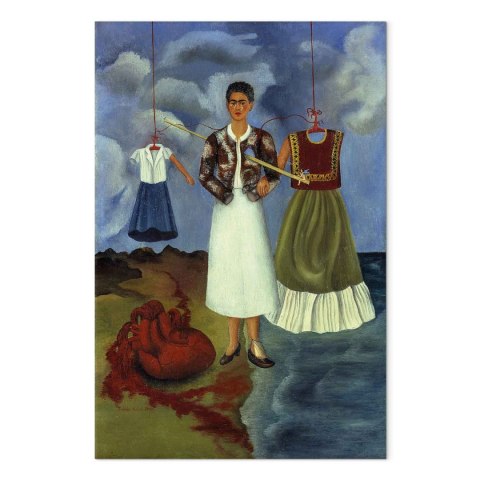 Obraz - Frida Kahlo - Pamięć (Rana otwarta) 20x30 Premium Print
