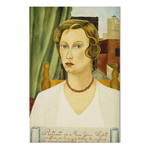 Obraz - Frida Kahlo - Portret pani Jean Wight 20x30 Akustyczny