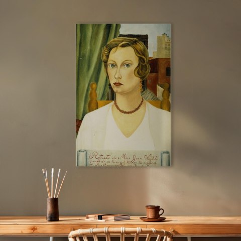 Obraz - Frida Kahlo - Portret pani Jean Wight 40x60 Standard