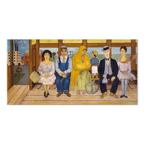 Obraz - Frida Kahlo - Autobus 60x30 Standard