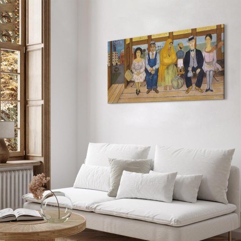 Obraz - Frida Kahlo - Autobus 60x30 Standard