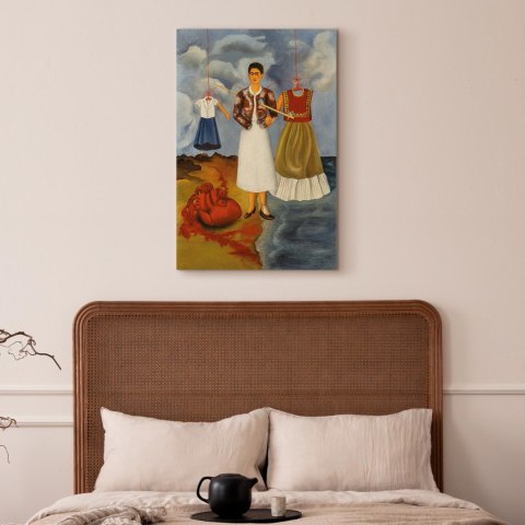 Obraz - Frida Kahlo - Pamięć (The Heart) 20x30 Na płótnie włoskim