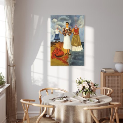 Obraz - Frida Kahlo - Pamięć (The Heart) 20x30 Na płótnie włoskim
