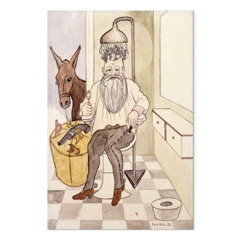 Obraz - Frida Kahlo - Salon piękności 20x30 Na płótnie włoskim