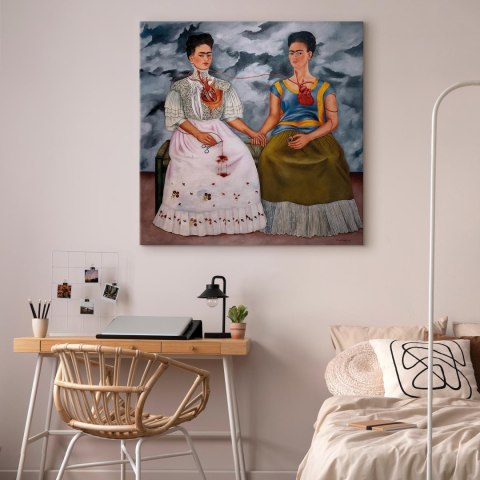 Obraz - Frida Kahlo - Dwie Fridy 40x40 Premium Print