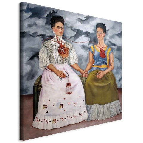 Obraz - Frida Kahlo - Dwie Fridy 60x60 Standard