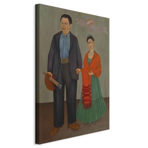 Obraz - Frida Kahlo - Frida i Diego Rivera 40x60 Standard