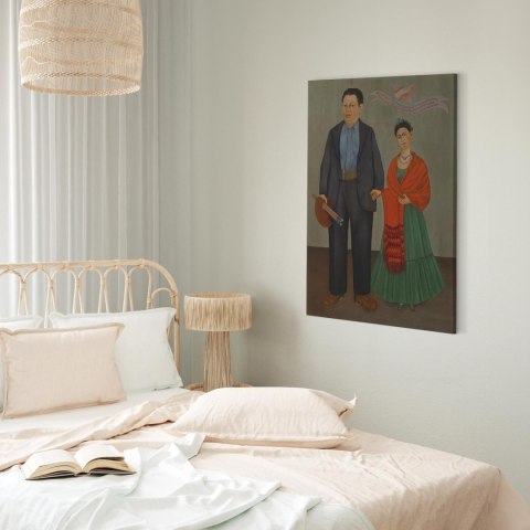 Obraz - Frida Kahlo - Frida i Diego Rivera 40x60 Standard