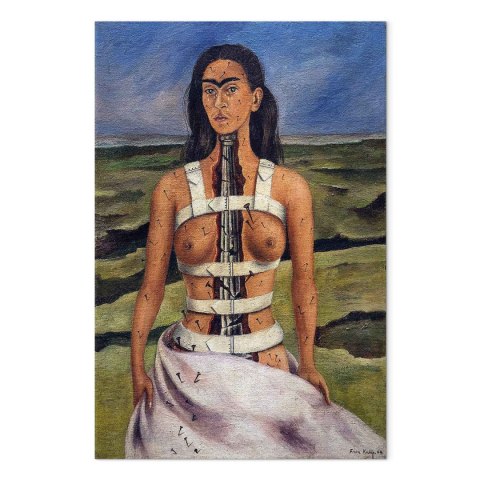 Obraz - Frida Kahlo - Strzaskana kolumna 40x60 Standard