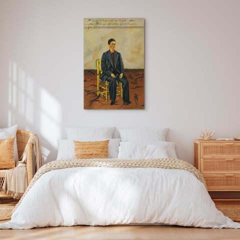 Obraz - Frida Kahlo - Autoportret z obciętymi włosami 20x30 Standard