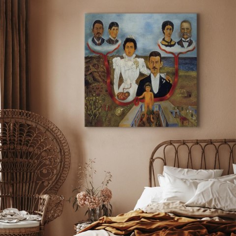 Obraz - Frida Kahlo - Moi dziadkowie, rodzice i ja 60x60 Standard