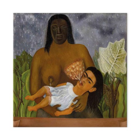 Obraz - Frida Kahlo - Moja niania i ja 60x60 Standard