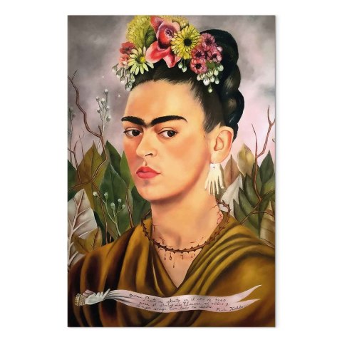 Obraz - Frida Kahlo - Autoportret dedykowany doktorowi Eloesserowi 40x60 Standard