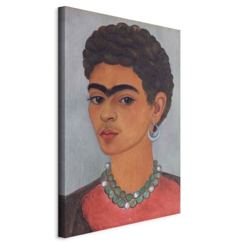 Obraz - Frida Kahlo - Autoportret z kręconymi włosami 20x30 Na płótnie włoskim
