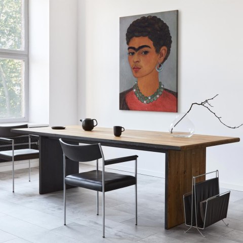 Obraz - Frida Kahlo - Autoportret z kręconymi włosami 20x30 Na płótnie włoskim