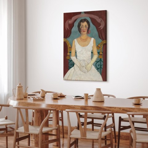 Obraz - Frida Kahlo - Portret damy w bieli 20x30 Akustyczny