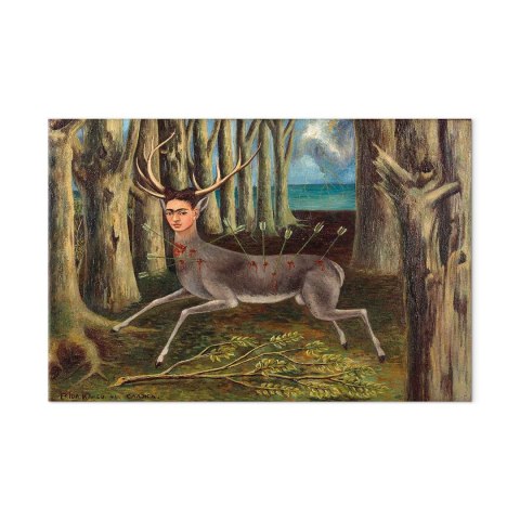Obraz - Frida Kahlo - Ranny jeleń 30x20 Akustyczny