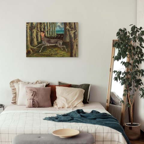 Obraz - Frida Kahlo - Ranny jeleń 30x20 Akustyczny