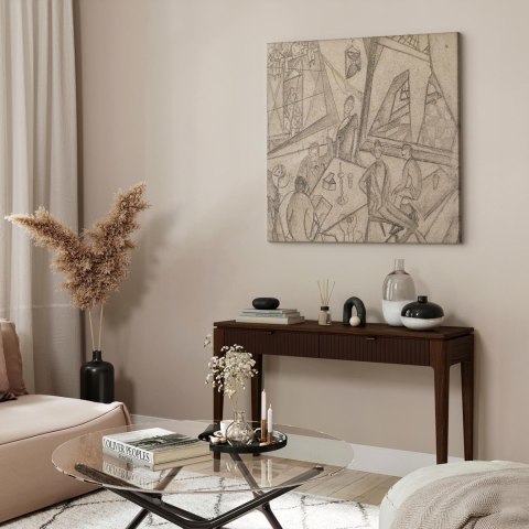 Obraz - Frida Kahlo - Frida i jej współcześni 60x60 Na płótnie włoskim