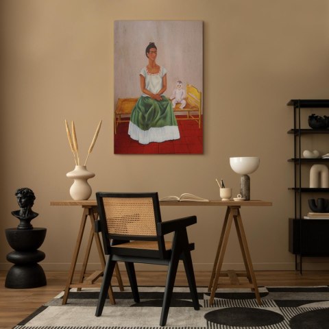Obraz - Frida Kahlo - Ja i moja lalka 20x30 Na płótnie włoskim