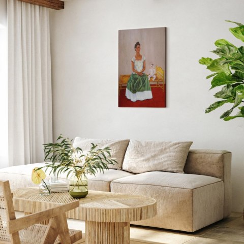 Obraz - Frida Kahlo - Ja i moja lalka 20x30 Premium Print