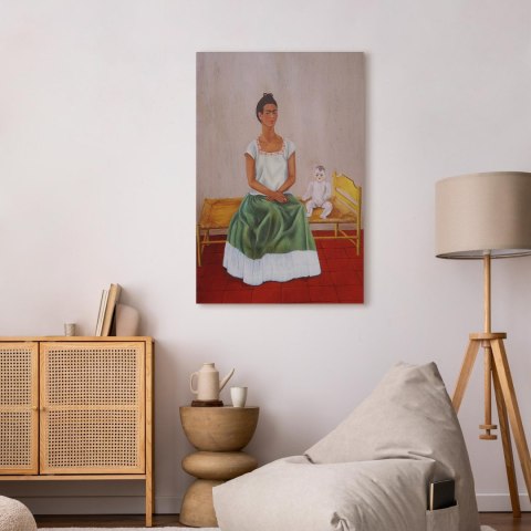 Obraz - Frida Kahlo - Ja i moja lalka 20x30 Standard